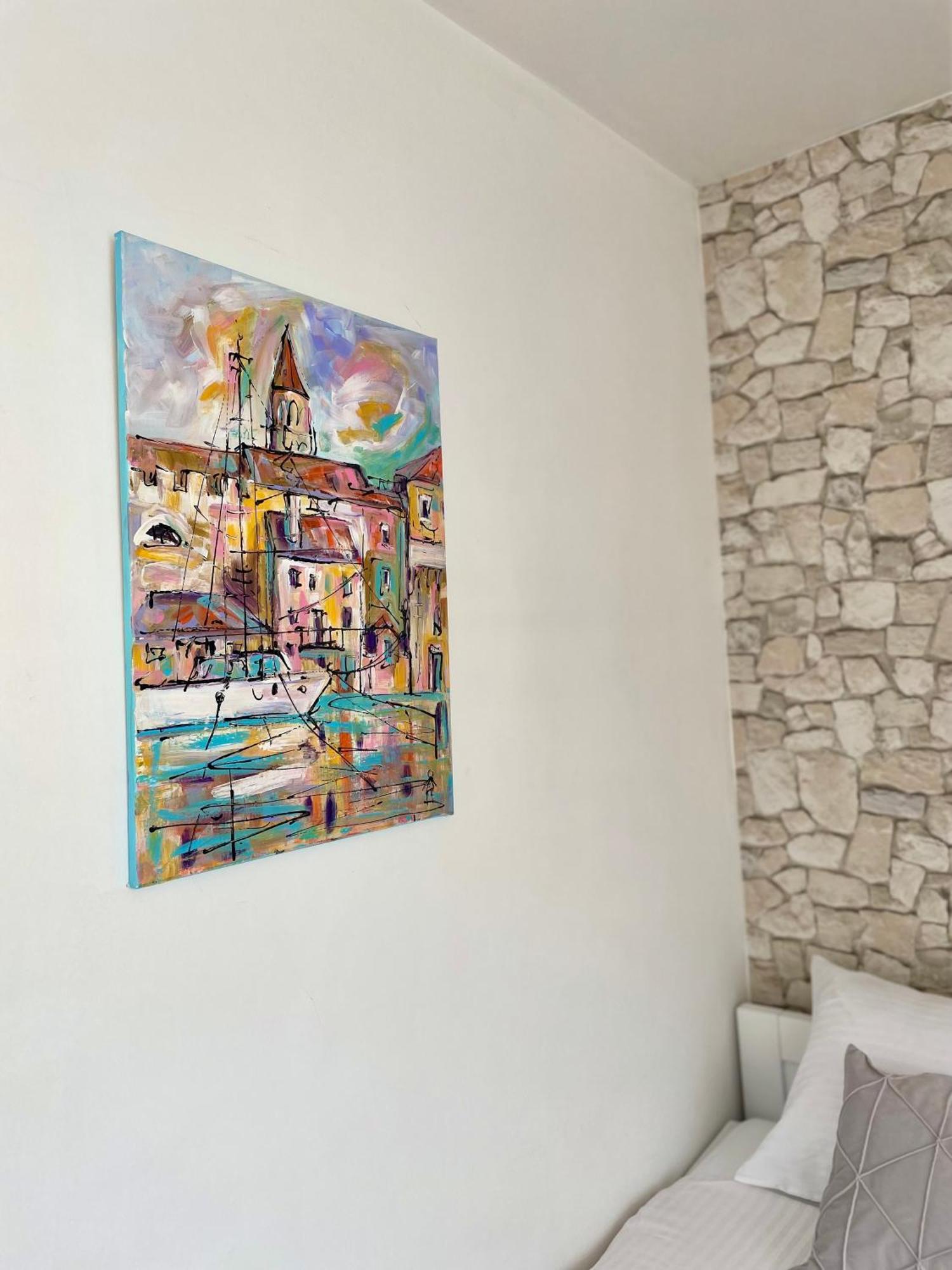Dinka Old Town Apartment With Sea View トロギール エクステリア 写真